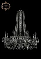 Люстра подвесная хрустальная 11.11.8.240.h-74.Cr.Sp Bohemia Art Classic прозрачная на 8 ламп, основание хром в стиле классический Люстра подвесная хрустальная 11.11.8.240.h-74.Cr.Sp Bohemia Art Classic прозрачная на 8 ламп, основание хром в стиле классический